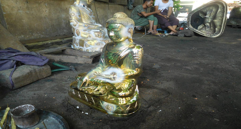 Bronze-Statue-Workshop-Mandalay-Myanmar